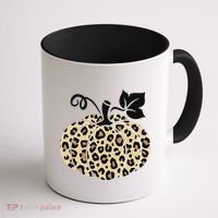 Leopard Pumpkin Fall Coffee Mug thumb 1