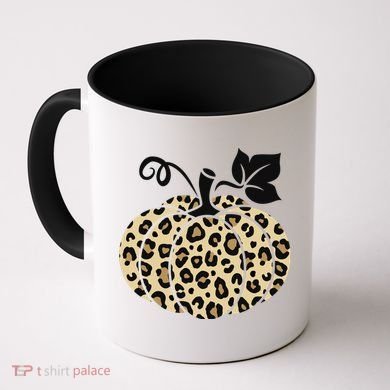Leopard Pumpkin Fall Coffee Mug