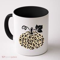 Leopard Pumpkin Fall Coffee Mug thumb 0
