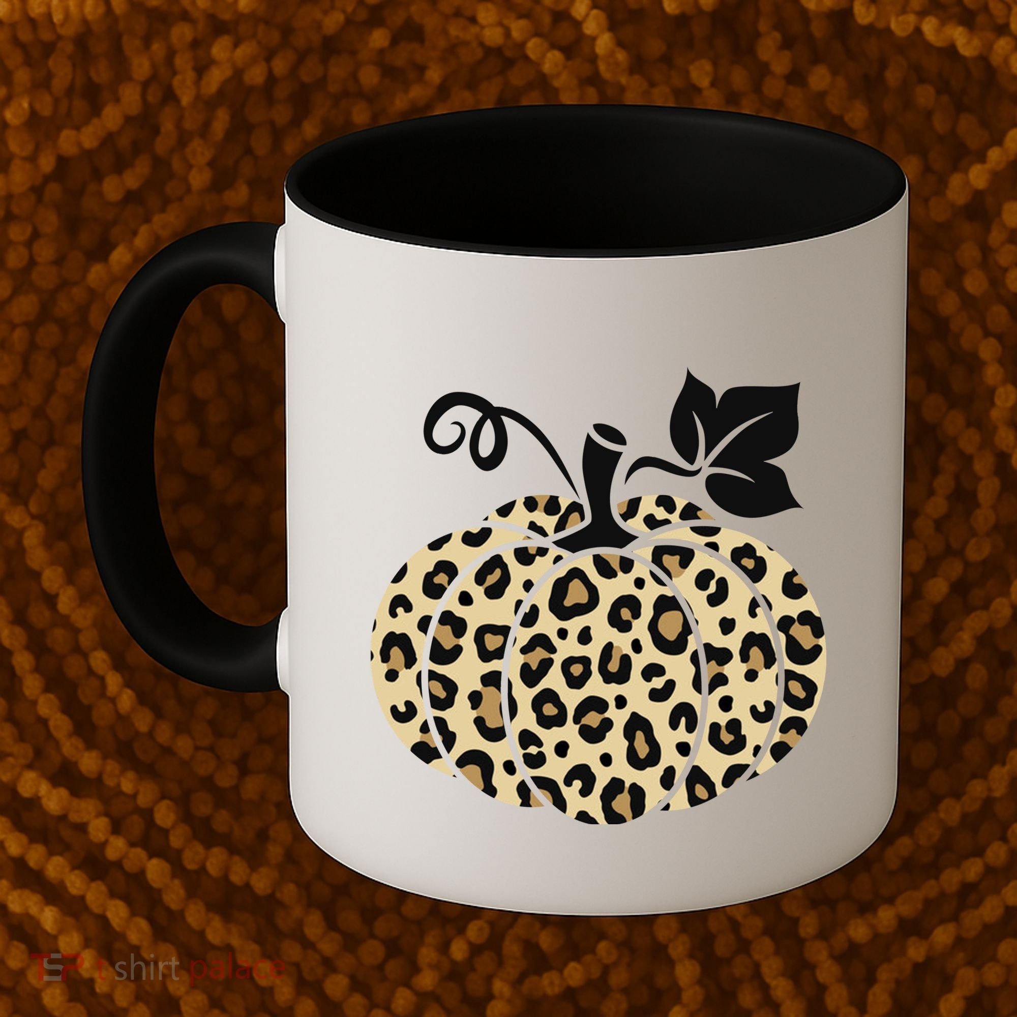 Leopard Pumpkin Fall Coffee Mug