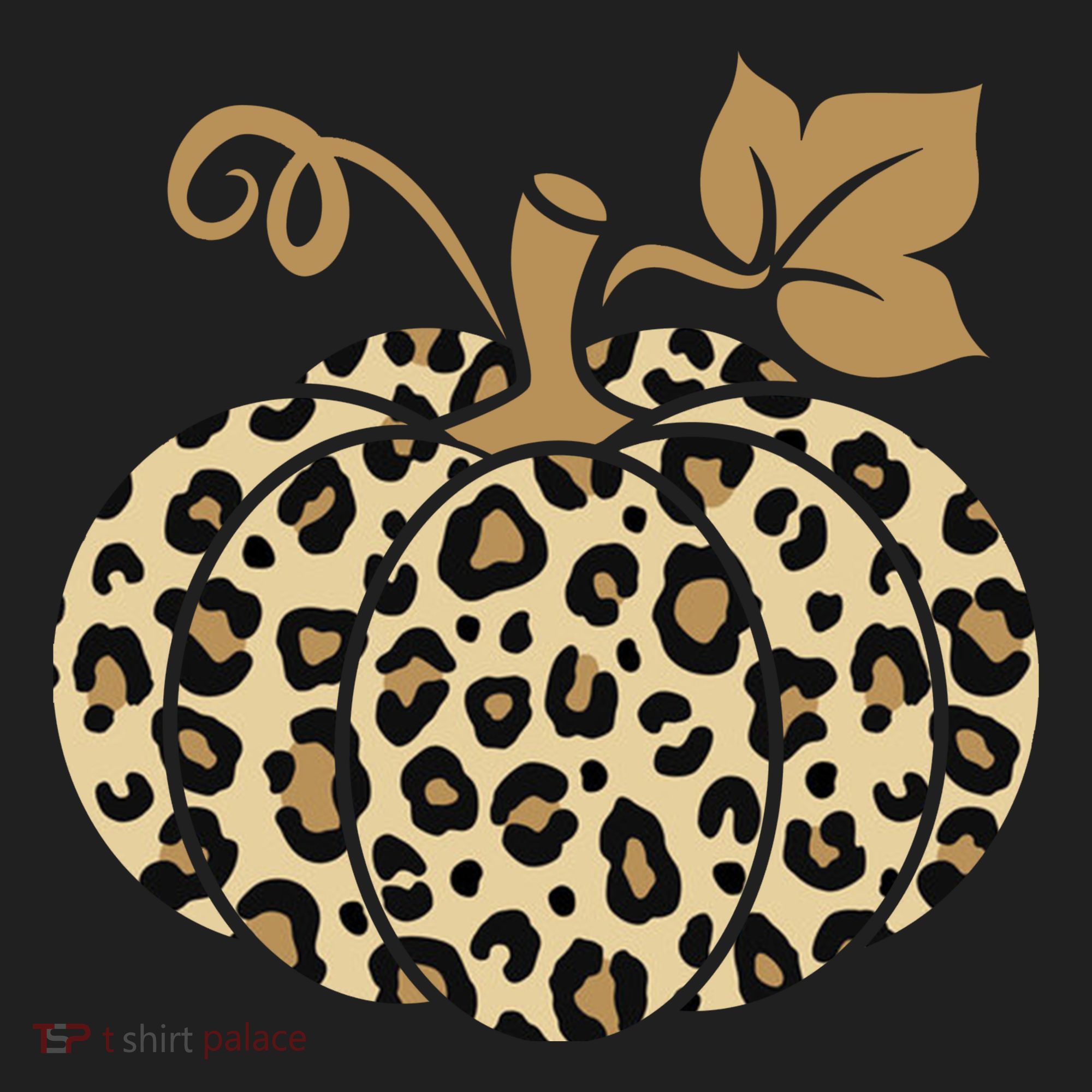 Leopard Pumpkin Fall Beanie