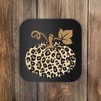 Leopard Pumpkin Fall Coaster thumb 0