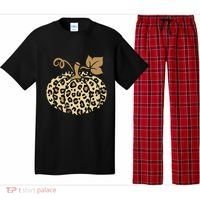 Leopard Pumpkin Fall Pajama Set thumb 0