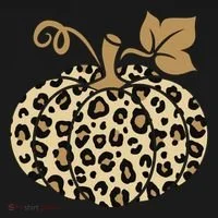 Leopard Pumpkin Fall Polo thumb 3