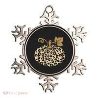 Leopard Pumpkin Fall Ornament thumb 0