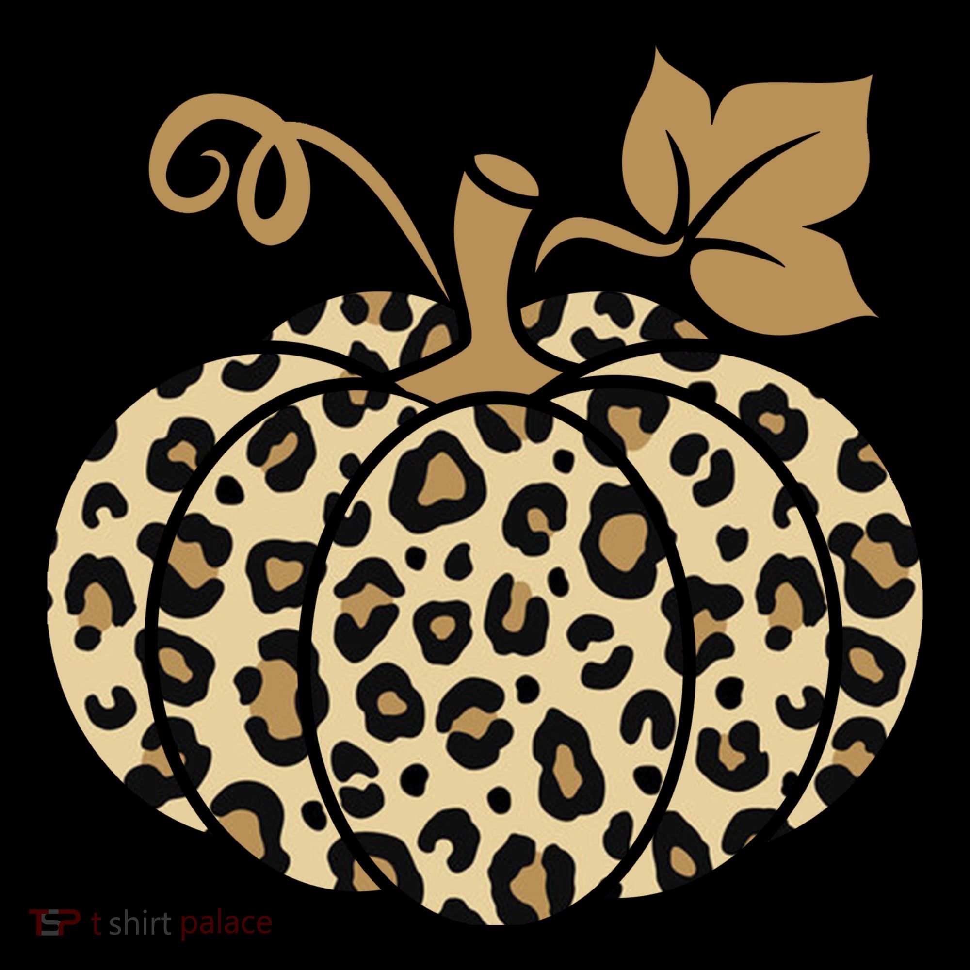 Leopard Pumpkin Fall Women's Tank Top