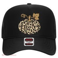 Leopard Pumpkin Fall Hat thumb 0