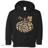 Leopard Pumpkin Fall Toddler Hoodie thumb 0