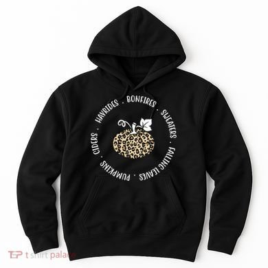 Leopard Pumpkin Fall Lover Hoodie