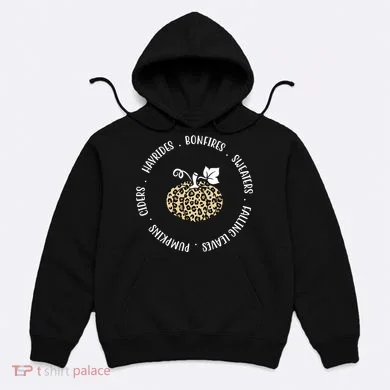 Leopard Pumpkin Fall Lover Hoodie