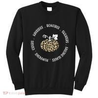 Leopard Pumpkin Fall Lover Sweatshirt thumb 0