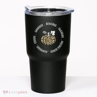 Leopard Pumpkin Fall Lover Tumbler thumb 0