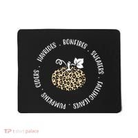 Leopard Pumpkin Fall Lover Mousepad thumb 0