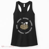 Leopard Pumpkin Fall Lover Women's Tank Top thumb 0