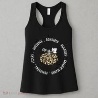 Leopard Pumpkin Fall Lover Women's Tank Top thumb 3