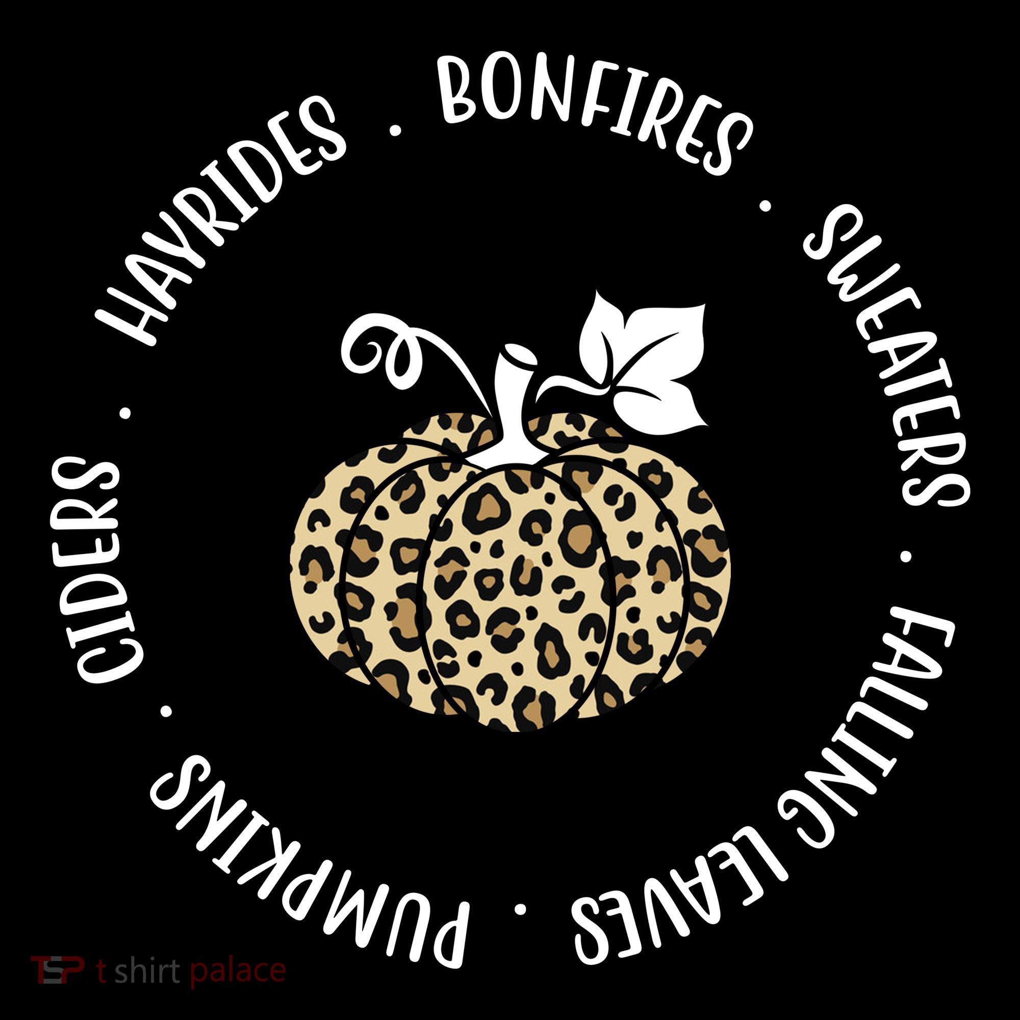 Leopard Pumpkin Fall Lover Women's Tank Top