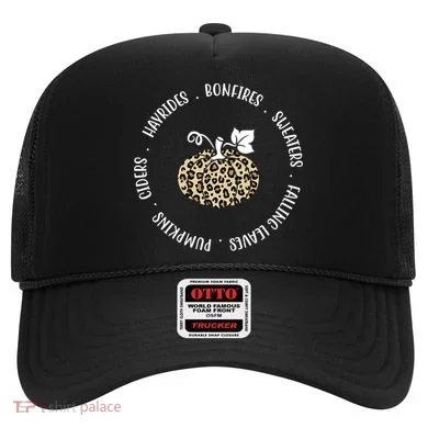 Leopard Pumpkin Fall Lover Hat