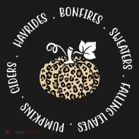 Leopard Pumpkin Fall Lover Tank Top thumb 6