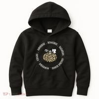 Leopard Pumpkin Fall Lover Kids Hoodie thumb 0