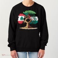 Lebanon Palestine Flag Lebanese Palestinian Women's Sweatshirt thumb 0