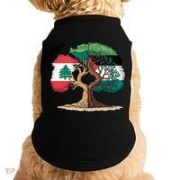 Lebanon Palestine Flag Lebanese Palestinian Doggie Tank thumb 0