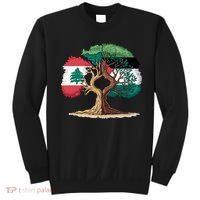 Lebanon Palestine Flag Lebanese Palestinian Sweatshirt thumb 0