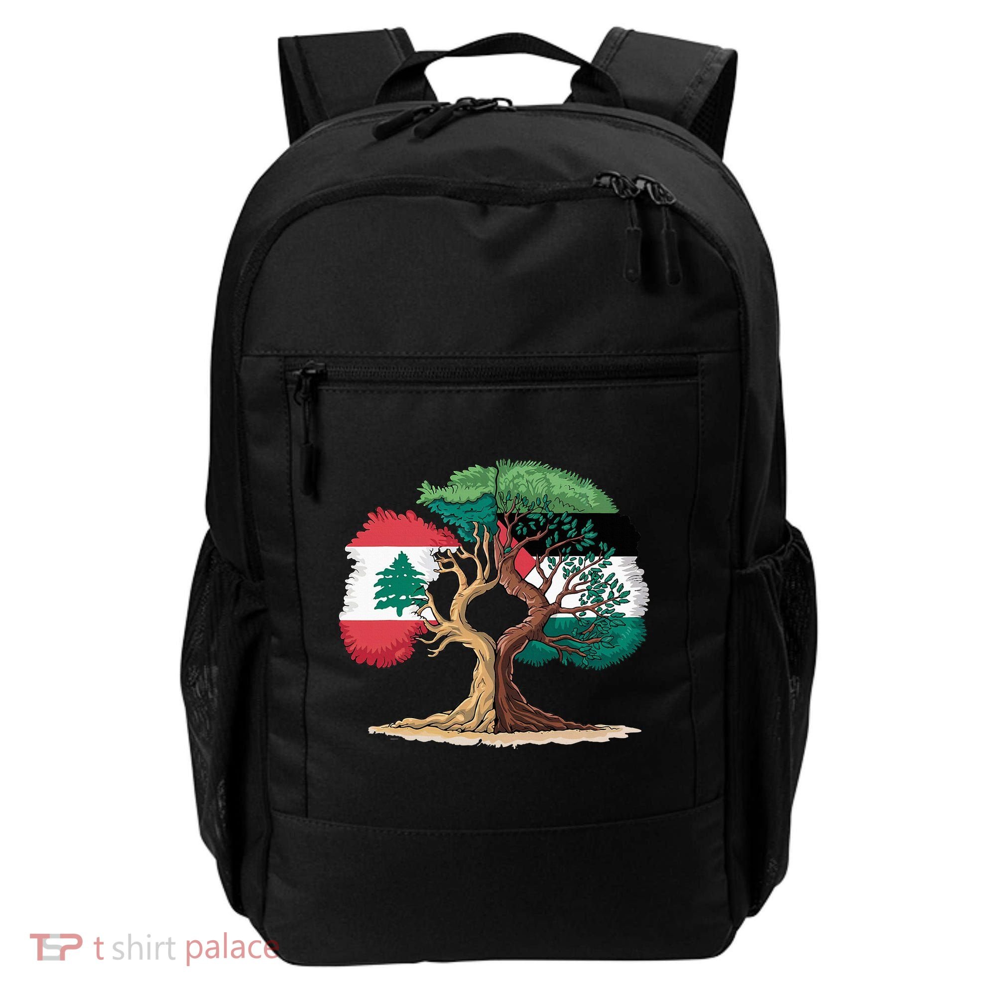Lebanon Palestine Flag Lebanese Palestinian Backpack