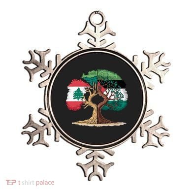 Lebanon Palestine Flag Lebanese Palestinian Ornament