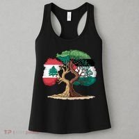 Lebanon Palestine Flag Lebanese Palestinian Women's Tank Top thumb 3