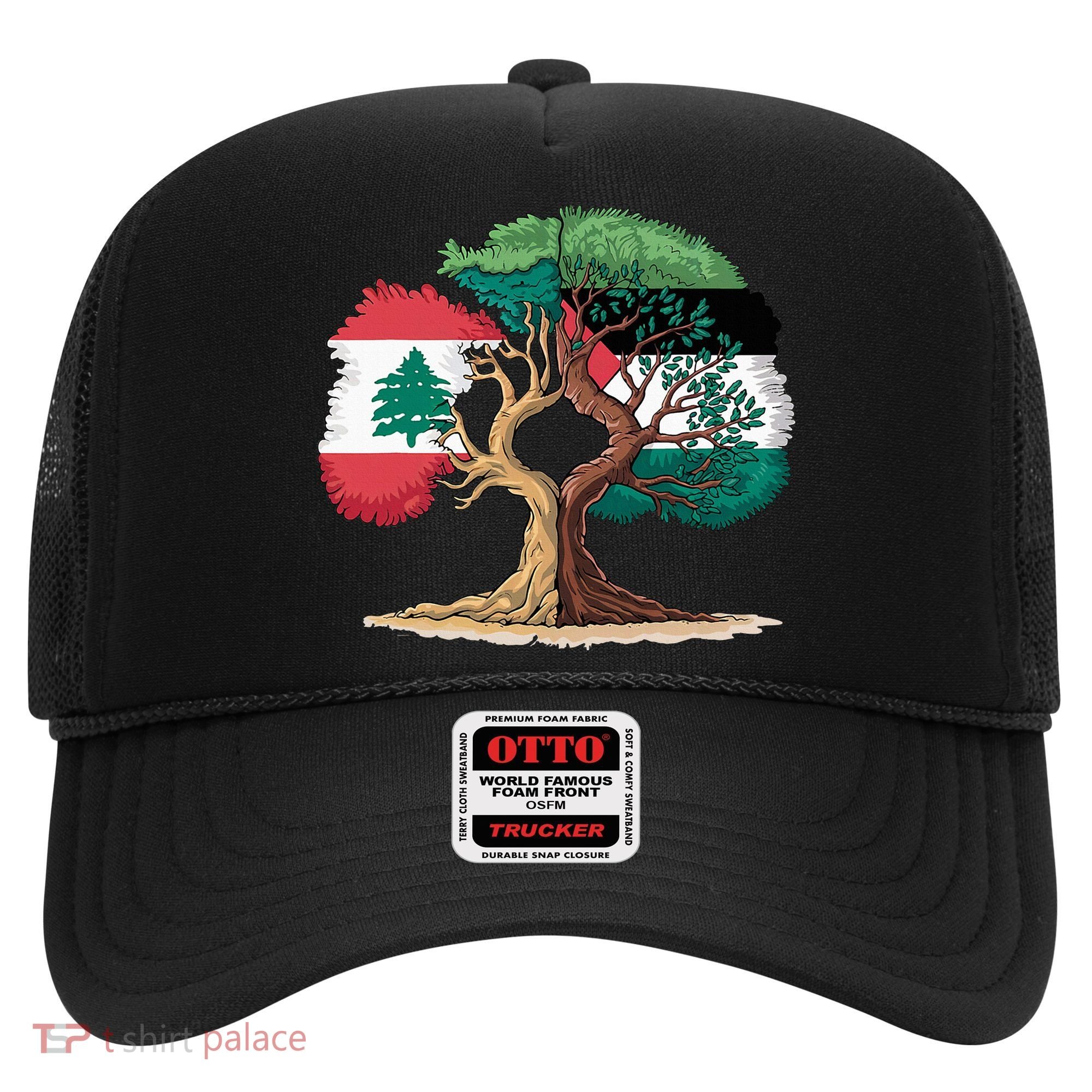 Lebanon Palestine Flag Lebanese Palestinian Hat