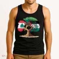 Lebanon Palestine Flag Lebanese Palestinian Tank Top thumb 3