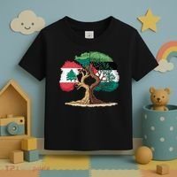 Lebanon Palestine Flag Lebanese Palestinian Toddler T-Shirt thumb 3