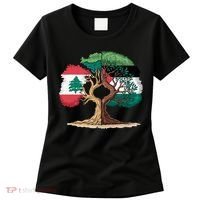 Lebanon Palestine Flag Lebanese Palestinian Women's T-Shirt thumb 0