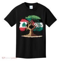 Lebanon Palestine Flag Lebanese Palestinian Kids T-Shirt thumb 0