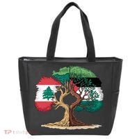 Lebanon Palestine Flag Lebanese Palestinian Tote Bag thumb 0