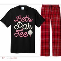 Lets Par Funny Golf Golfer Girl Party Team Pajama Set thumb 0