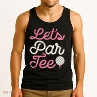Lets Par Funny Golf Golfer Girl Party Team Tank Top thumb 3