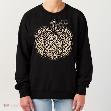 Leopard Pumpkin Festive Women's Sweatshirt