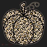 Leopard Pumpkin Festive Women's Sweatshirt thumb 2