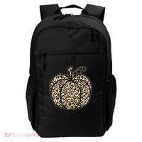 Leopard Pumpkin Festive Backpack thumb 0