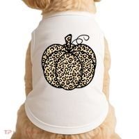 Leopard Pumpkin Festive Doggie Tank thumb 0