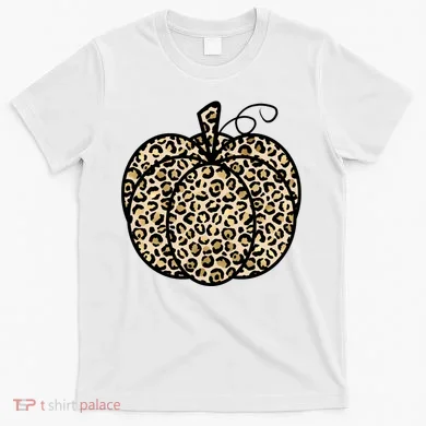 Leopard Pumpkin Festive T-Shirt
