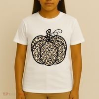 Leopard Pumpkin Festive T-Shirt thumb 4