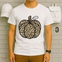 Leopard Pumpkin Festive T-Shirt thumb 6