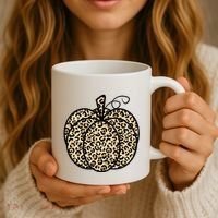 Leopard Pumpkin Festive Coffee Mug thumb 3