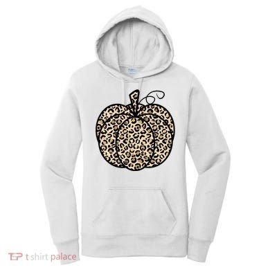 Leopard Pumpkin Festive Women's Hoodie