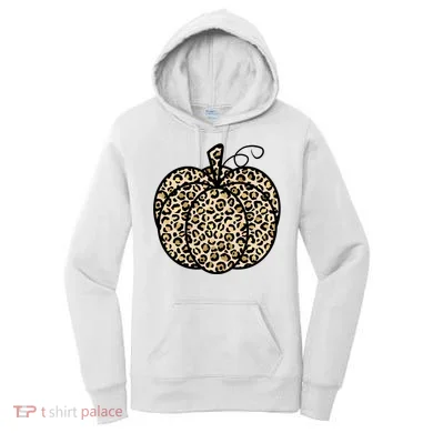 Leopard Pumpkin Festive Women's Hoodie