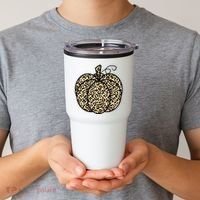 Leopard Pumpkin Festive Tumbler thumb 2