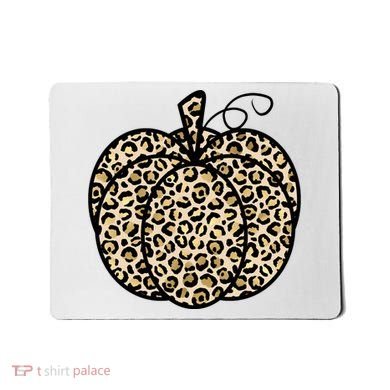Leopard Pumpkin Festive Mousepad