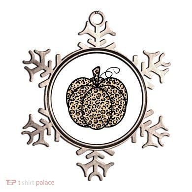 Leopard Pumpkin Festive Ornament